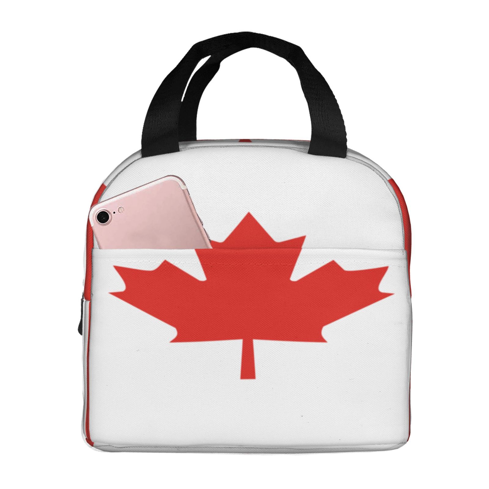 Women Bags In Canada - Flag of Canada Pattern Lunch Bag