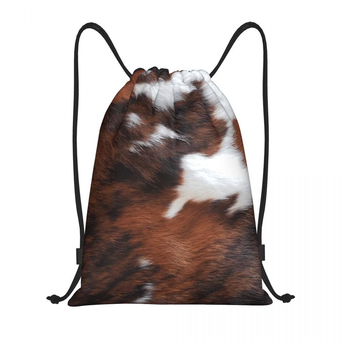 Women'S Yoga Bags - Custom Cowhide Leather Drawstring Bags for