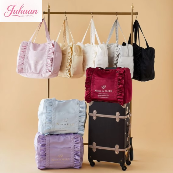 Women'S Yoga Bags - 2025 New Japanese Satin Multi-colored Lotus