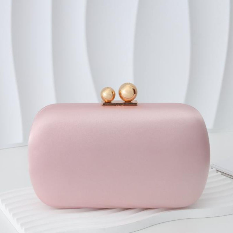 Women Bags Gold - Elegant Silky Satin Evening Purses Women's