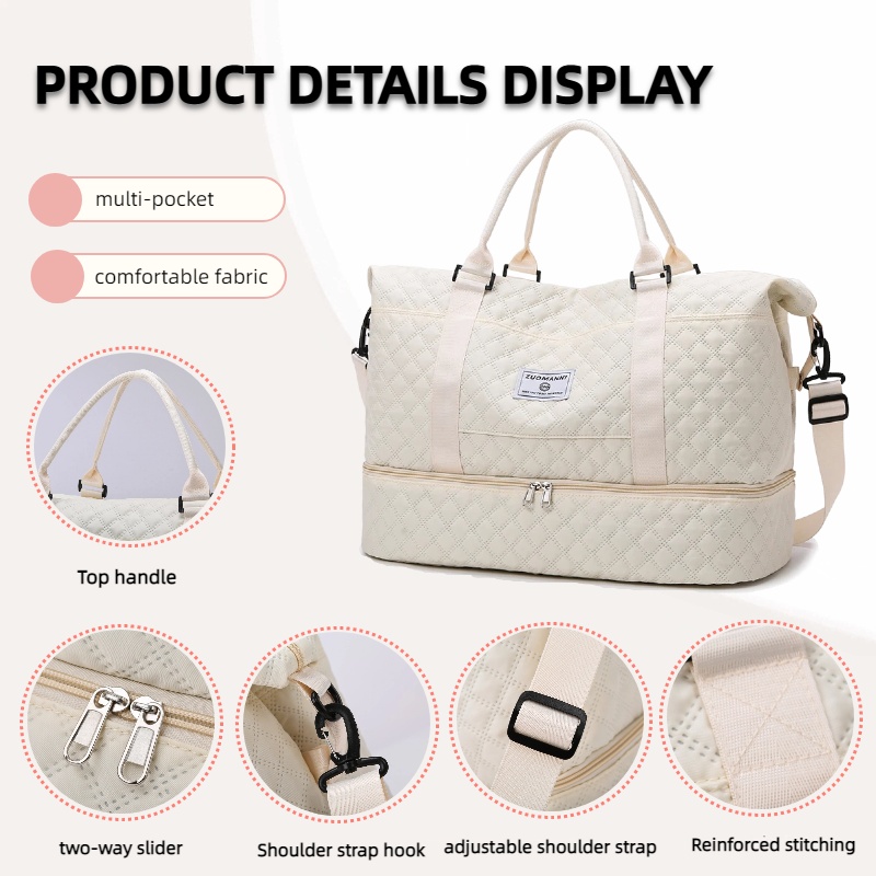 Large Capacity Travel Duffels  - đánh giá và giá Women'S Yoga Bags