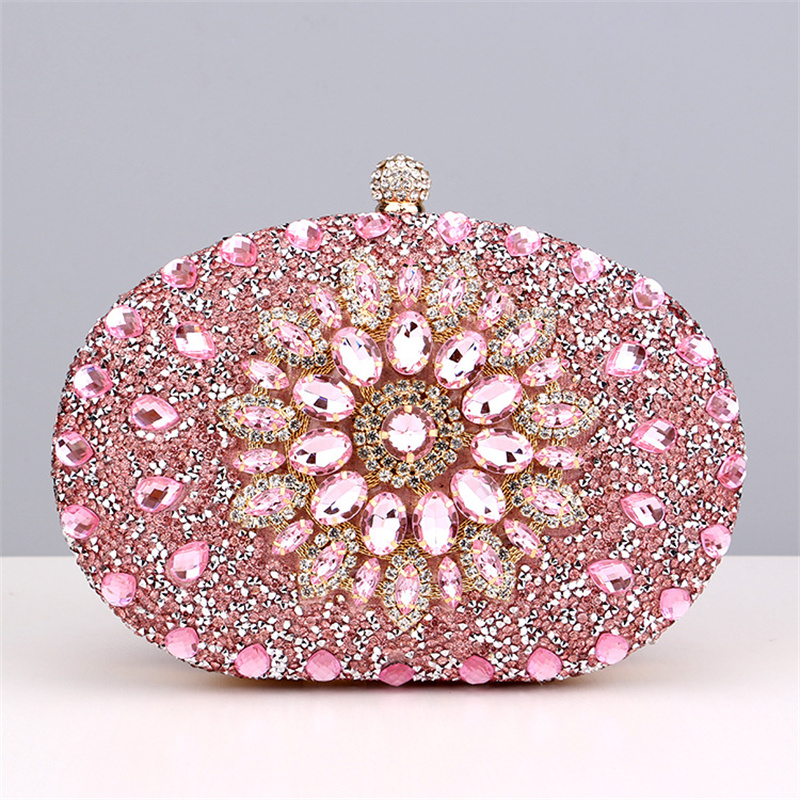 Diamond Crystal Women Make Up  - đánh giá và giá Women'S Evening Bags