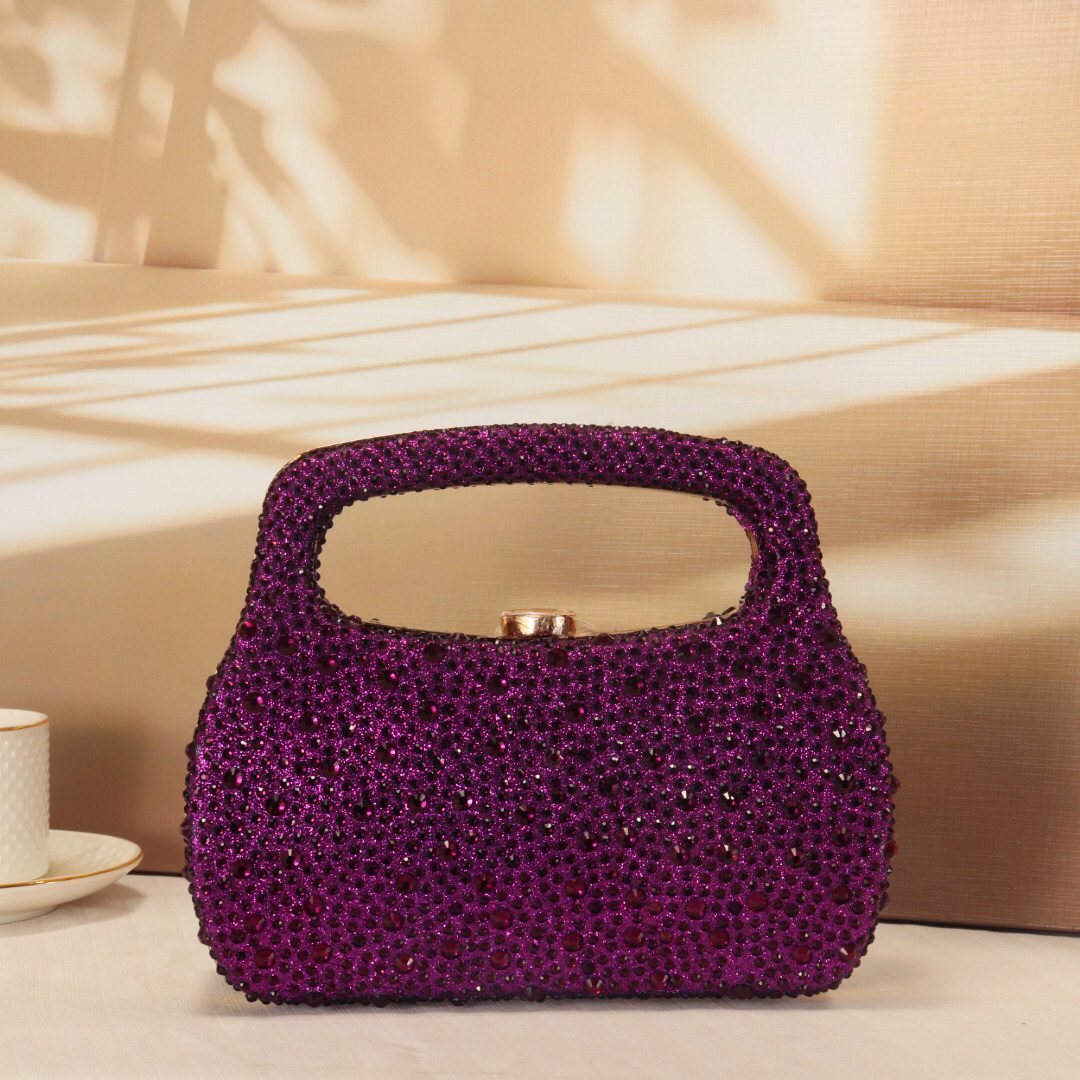 Gold glitter luxury hot diamon - đánh giá và giá Women Bags Gold
