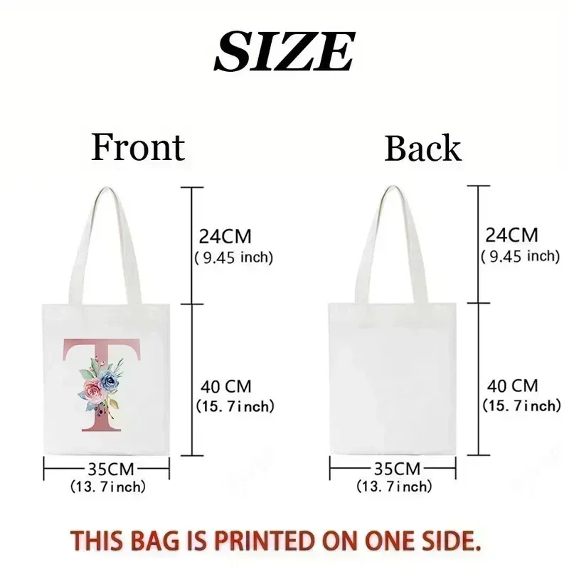 1pc Floral Love Letter Print T - đánh giá và giá Women'S Yoga Bags