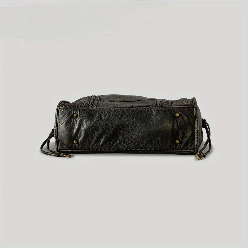 ​​Braided Trim Black Leather T - đánh giá và giá Women Bags Gold