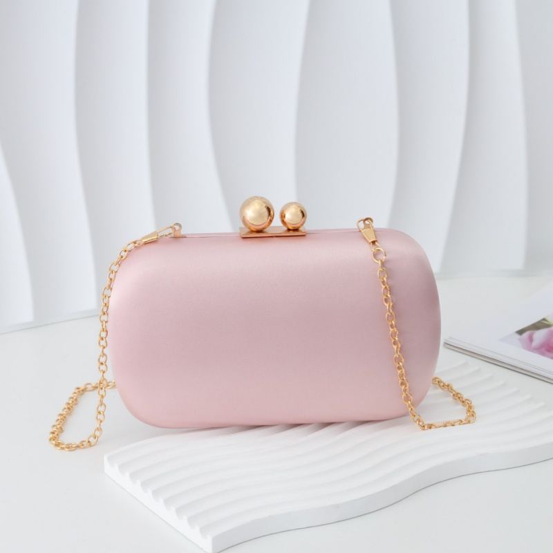 Elegant Silky Satin Evening Pu - đánh giá và giá Women Bags Gold
