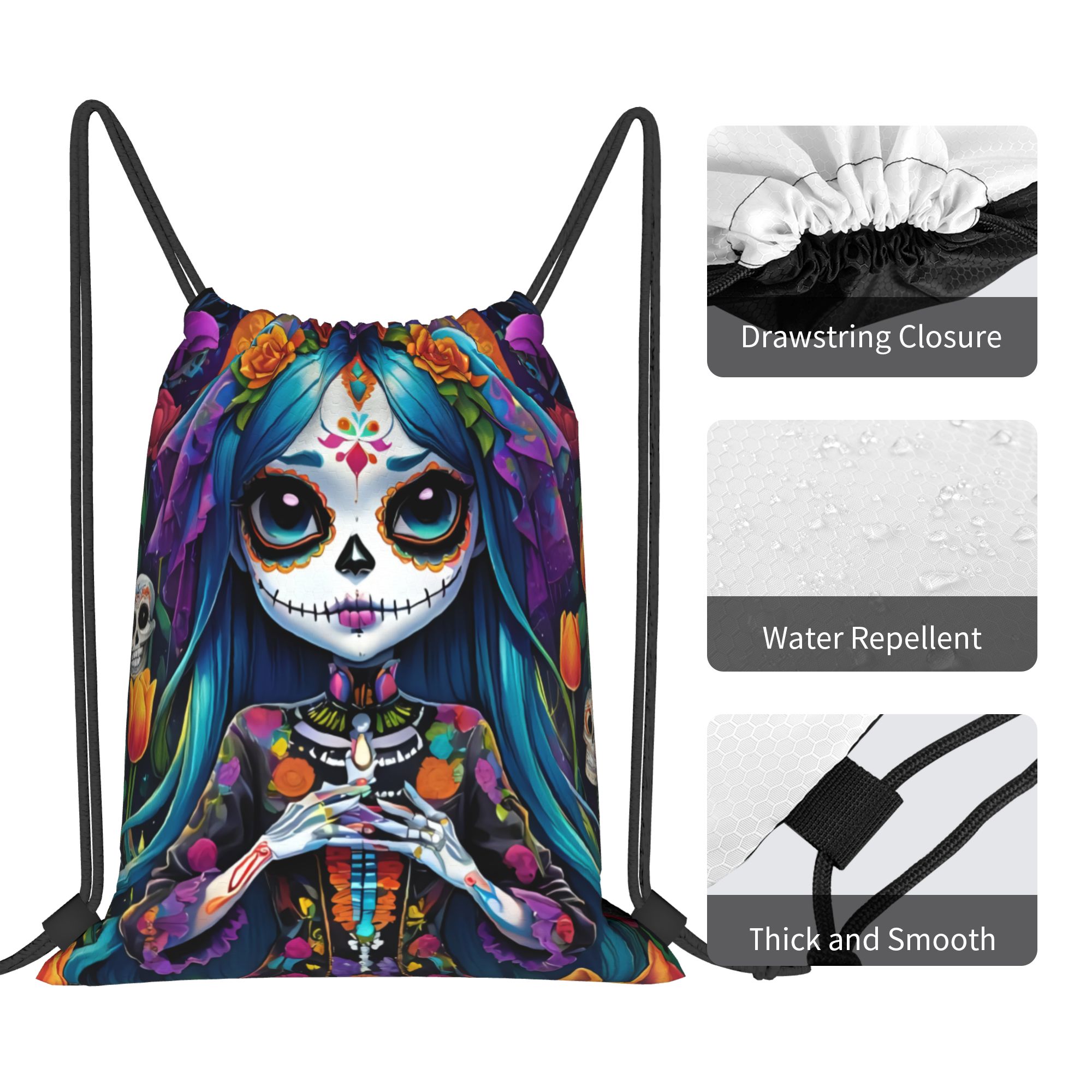 Custom Day of the Dead Gift Sk - đánh giá và giá Women'S Yoga Bags
