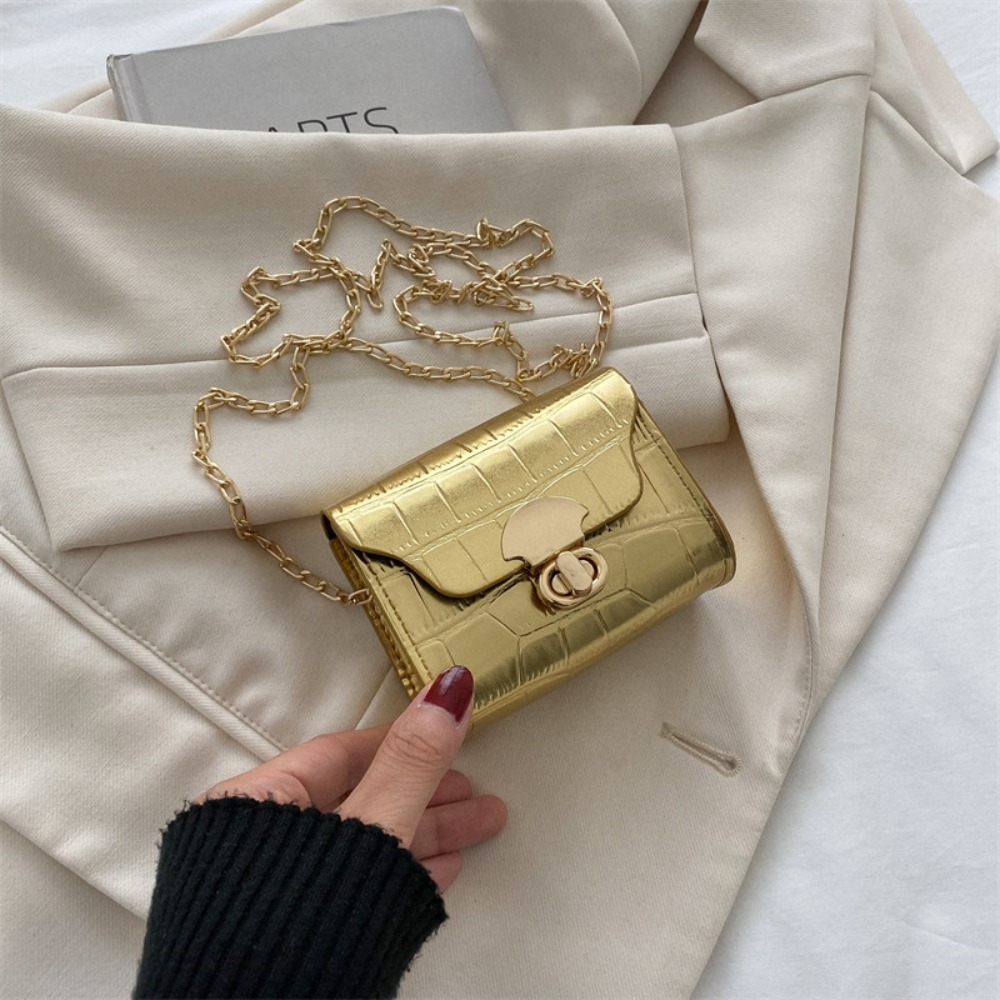 Mini Bag, Yellow and Gold Nich - đánh giá và giá Women Bags Gold