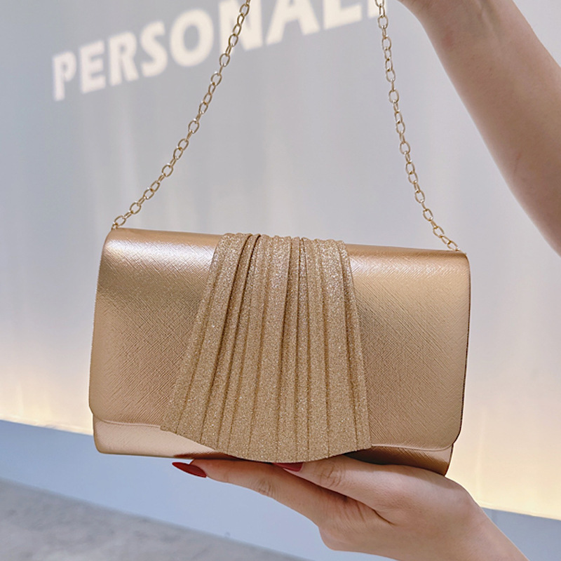 Golden Small Evening Clutch Ba - đánh giá và giá Women Bags Gold