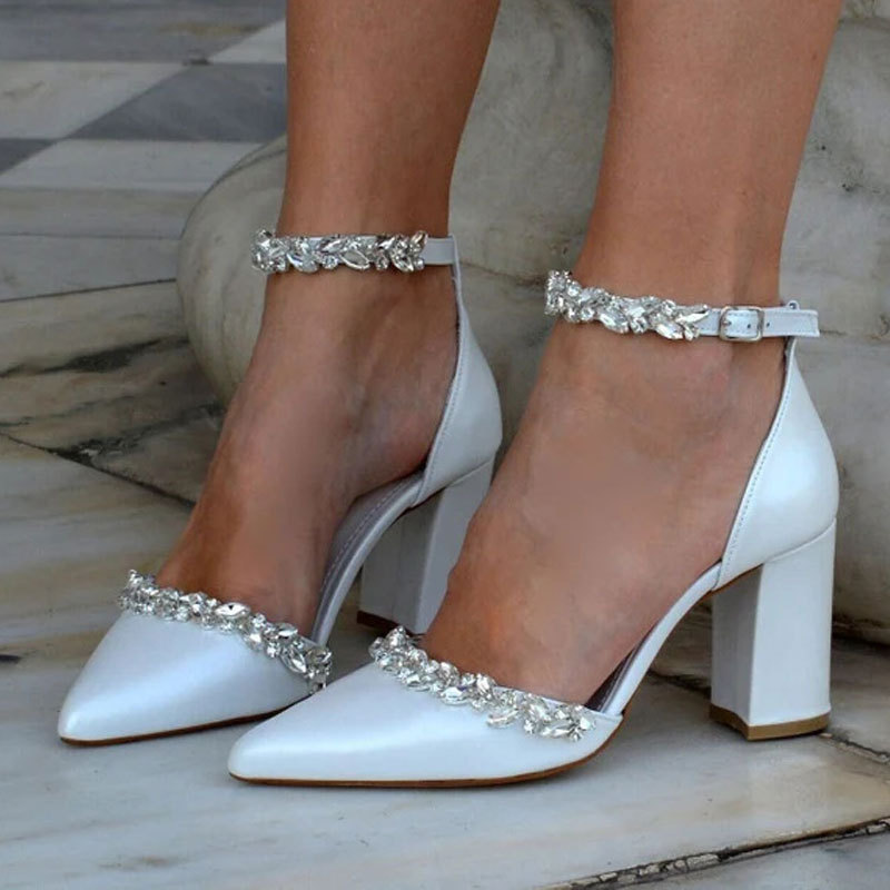 Pointed High Heel Thick Heel S - đánh giá và giá Women Bags For Party