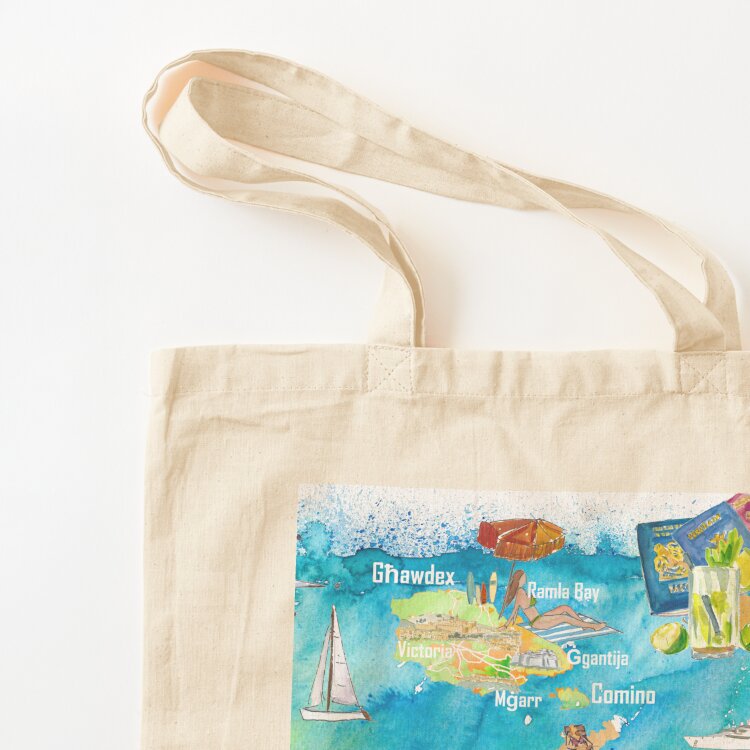 Malta Illustrated Island Trave - đánh giá và giá Women Bags Malta